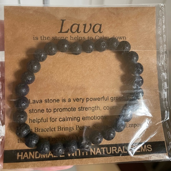 VAT Speed SL Jewelry - Lava Stone Bracelet